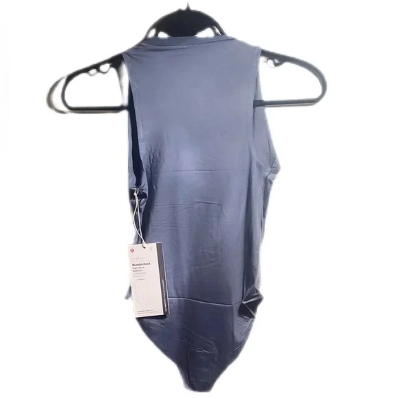 NWT Lululemon Wundermost Ultra-Soft Nulu High-Neck Sleeveless Bodysuit top XS/4 - Picture 3 of 3